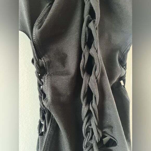 American Graphic Rebel Motorcycle Sexy Biker Western Festival Slashed Tank Top - Picture 3 of 4